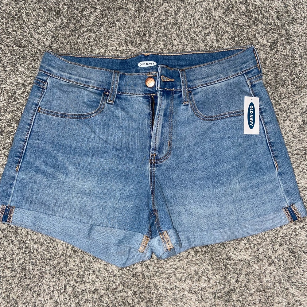 Cuffed, Old Navy jean shorts